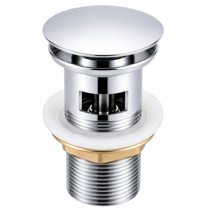 Brass Pop Up Waste with Overflow