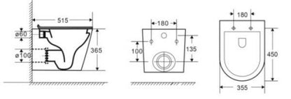 T053E - Parma Wall Hung Geberit Package