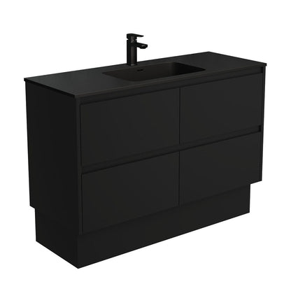 MONTANA AMATO 1200 Matte Black Vanity On Kick 1TH