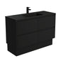 MONTANA AMATO 1200 Matte Black Vanity On Kick 1TH