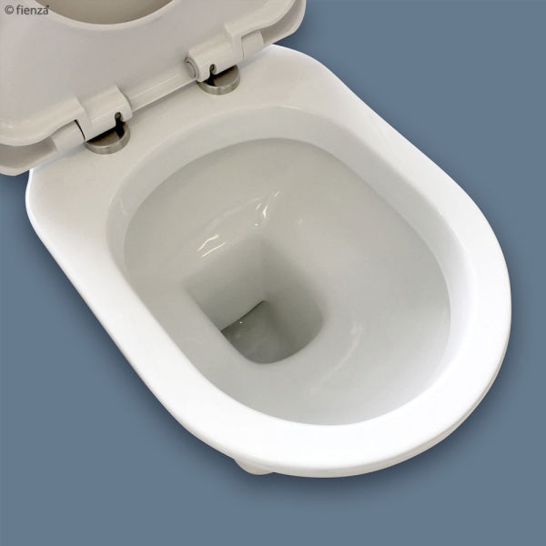 RAK Washington White Close-Coupled Toilet Suite, S-Trap 240