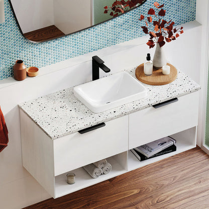 Terrazzo Nougat Stone Top, Full Slab