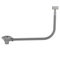HANA Laundry Sink Basket Waste Stainless Steel with Overflow and Adapter 50x90mm