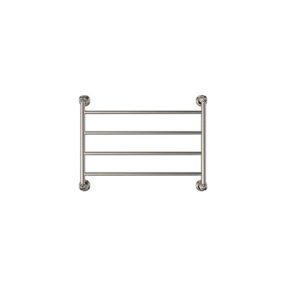 Lillian Heated Towel Rail, 600 x 450mm, Brushed Nickel