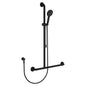 Hustle Care Inverted T Rail Shower with Push/Pull Slider, Left-Hand