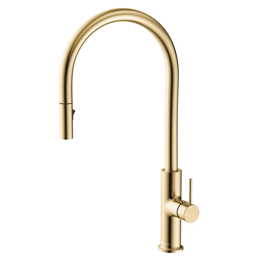 KAYA Pull Out Sink Mixer Urban Brass