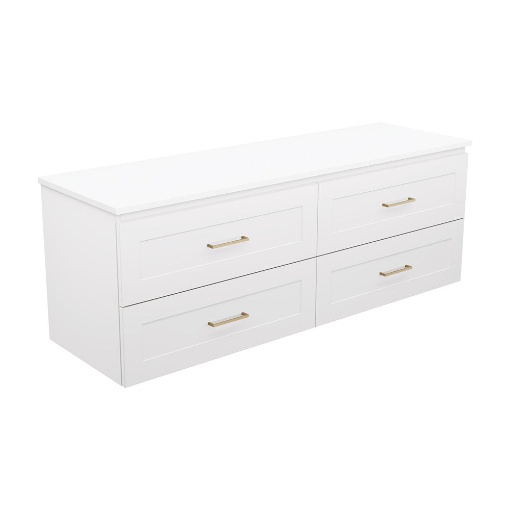 Newport All Drawer 1500 Double Bowl Wall-Hung Vanity