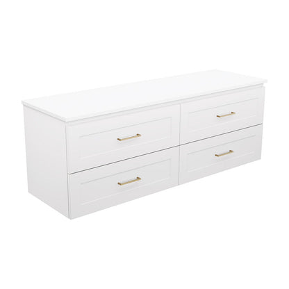 Newport All Drawer 1500 Double Bowl Wall-Hung Vanity