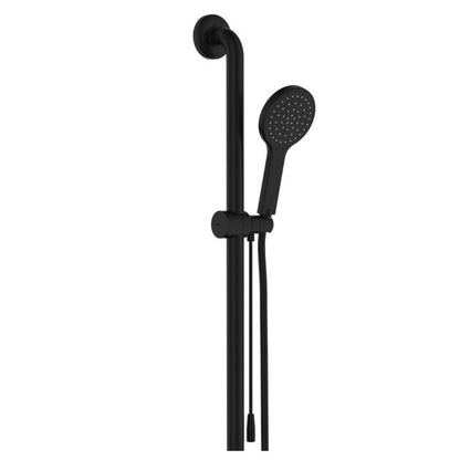 Hustle Care Inverted T Rail Shower with Push/Pull Slider, Left-Hand