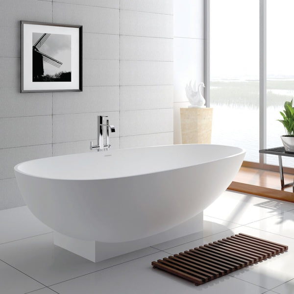 LAGOONA Stone Bath 1810x930x 520mm with Overflow