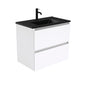 DOLCE Matte Black 750 QUEST Vanity Wall Hung 1TH