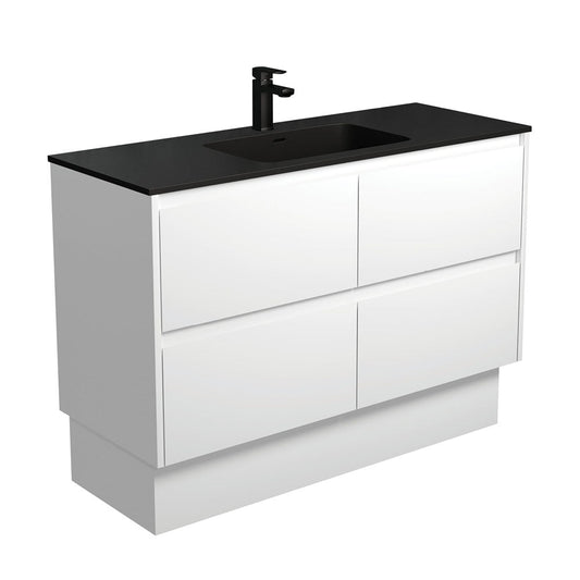 MONTANA AMATO 1200 Matte White Vanity On Kick 1TH