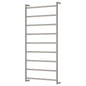 KAYA Round Heated Towel 60120 Brushed Nickel (9 Bars) 600x1200x100mm