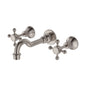 LILLIAN Shepherds Crook Bath Set Brushed Nickel