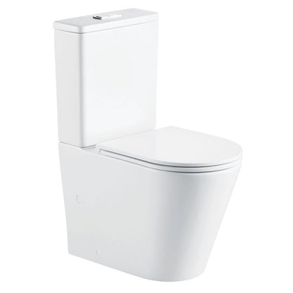 Aluca Back-to-Wall Toilet Suite, Slim Seat