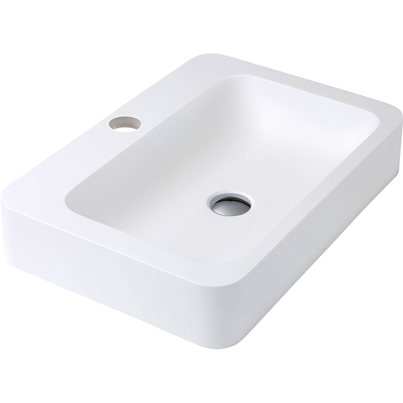 Rondo 600 Cast Stone Above Counter Basin