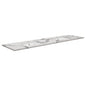 SARAH Undermount CALACATTA MARBLE 1800mm Basin Top Only Double Bowl 2TH