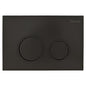 RT Matte Black Round Button Flush Plate