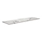 SARAH Semi Inset CALACATTA MARBLE 1500mm Basin Top Only Single Bowl 1TH