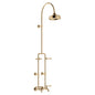 Lillian Lever Exposed Rail Shower & Bath Set, Urban Brass