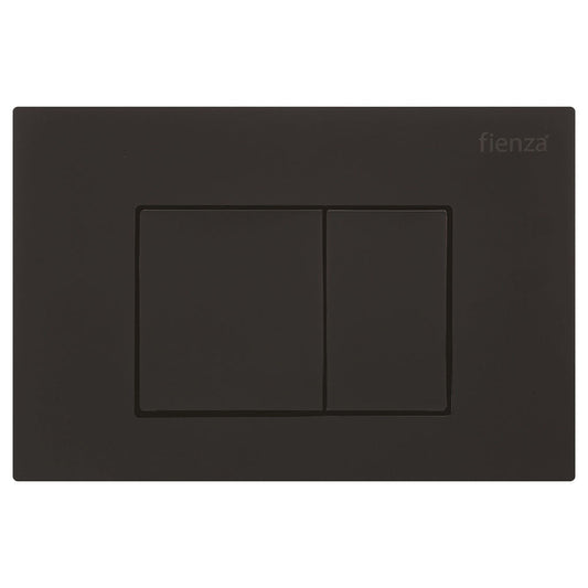 RT Matte Black Square Button Plate RT