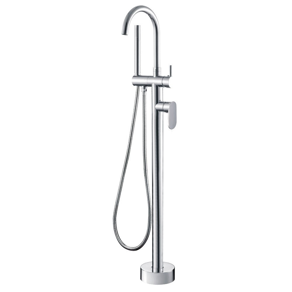 EMPIRE Floor Mounted Bath Mixer with Hand Shower