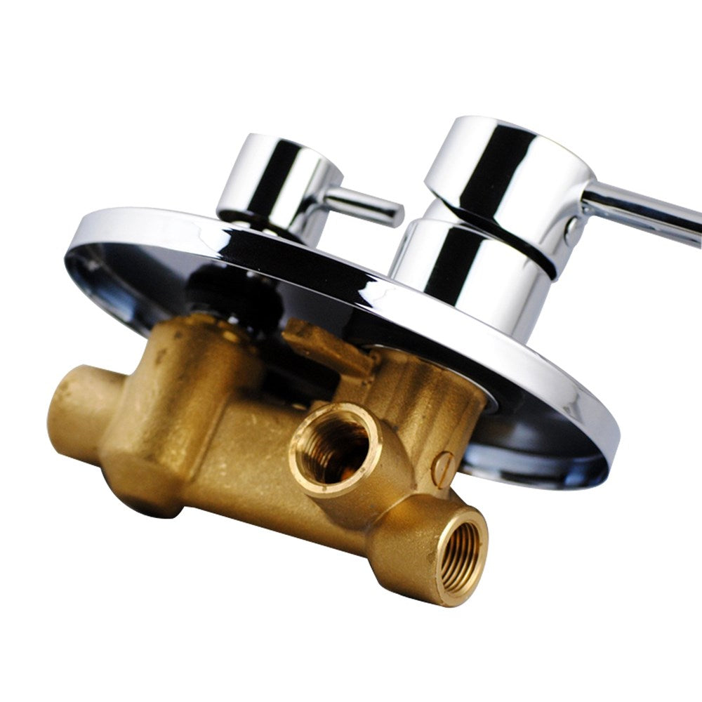 Pentro Chrome Round Shower Mixer