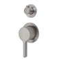 SANSA Diverter Mixer Brushed Nickel Small Round Plates