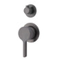 SANSA Diverter Mixer Gun Metal Small Round Plates