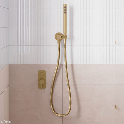 SANSA Diverter Mixer Urban Brass Soft Square Plate