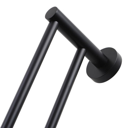 Pentro Matte Black Double Towel Rail 790mm(Cuttable)
