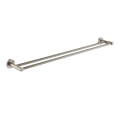 Pentro Brushed Nickel Double Towel Rail 790mm(Cuttable)