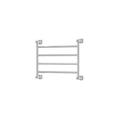 Lillian Heated Towel Rail, 600 x 450mm, Chrome
