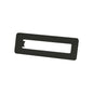 Rectangular Overflow Plastic Ring, Black