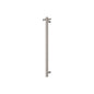 Isabella Vertical Heated Towel Rail, 100 x 900mm, Brushed Nickel