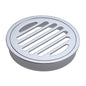 Round Floor Waste Round Grate 100mm Chrome