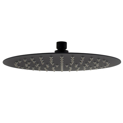 Pentro 300mm Matte Black Round Ultra-thin Shower Head