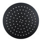Pentro 250mm Matte Black Round Ultra-thin Shower Head