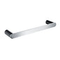 Rushy Matte Black & Chrome Towel Ring 300mm