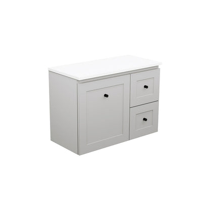 Newport Ensuite Door & Drawer 750 Wall-Hung Vanity