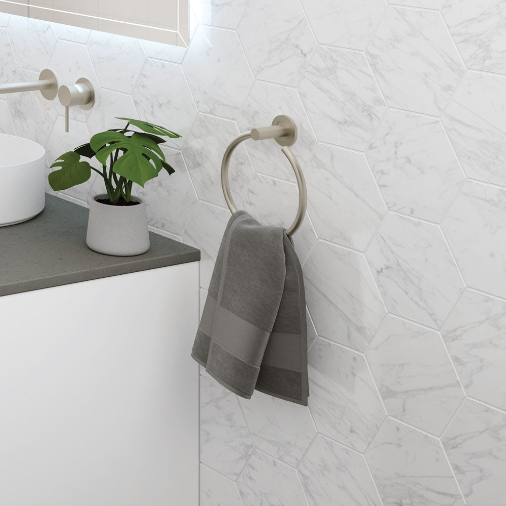 KAYA Round Cover Plate Brushed Nickel