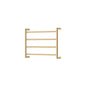 KAYA Round Heated Towel 6045 Urban Brass (4 Bars) 600x450x100mm