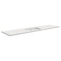 SARAH Undermount BIANCO MARBLE 1800mm Basin Top Only Single Bowl 1TH