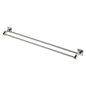 SANSA Double Towel Rail 900mm Brushed NIckel
