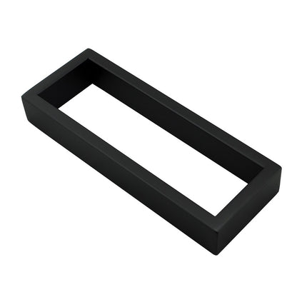 Cavallo Matte Black Square Hand Towel Rail 260mm