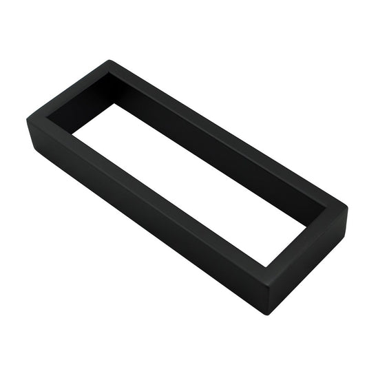 Cavallo Matte Black Square Hand Towel Rail 260mm