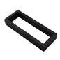 Cavallo Matte Black Square Hand Towel Rail 260mm