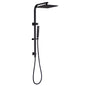 Esperia Matte Black Square Shower Station