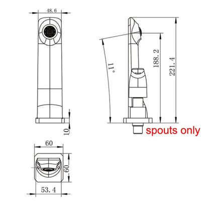 Brass Extension to match SP10.05