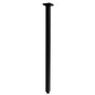 Cavallo Matte Black Square Ceiling Shower Arm 600mm
